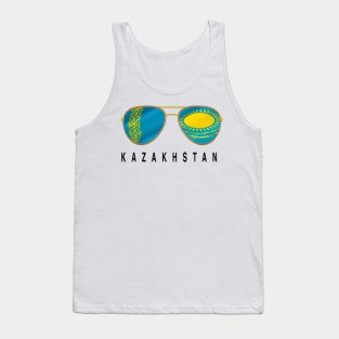 Kazakhstan Sunglasses, Kazakhstan Flag, Kazakhstan gift ,  Kazakhstani , Tank Top